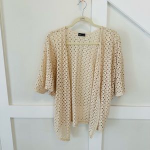 Wet Seal Crochet Open Front Top